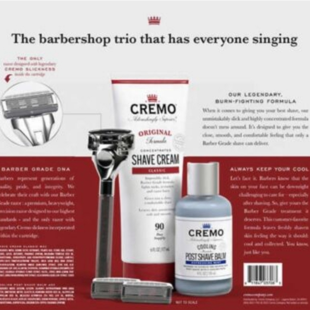 Cremo barber grade Shave kit